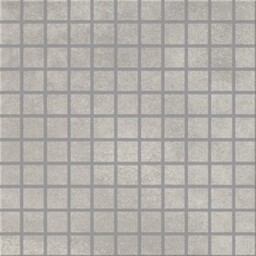 Gres szkliwiony mozaika CITY SQUARES light grey mat