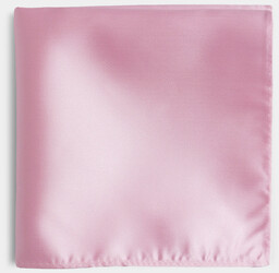 Różowa poszetka gładka 00037A45GSA