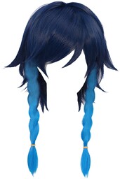 Peruka Cosplay Anime Włosy Venti Genshin Impact
