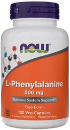Now Foods L-Phenylalanine (L-Fenyloalanina) 500 mg - Suplement