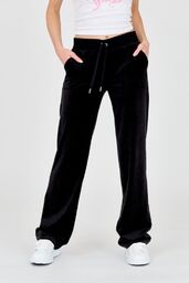 JUICY COUTURE Czarne spodnie Del Ray Pocket Pant,