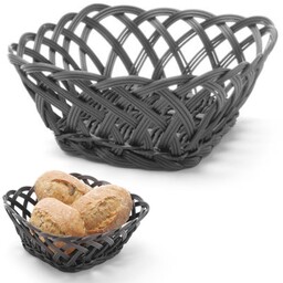 Koszyk pojemnik na owoce warzywa pleciony kwadratowy -