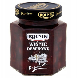 Wiśnie deserowe Rolnik w lekkim syropie 320 g