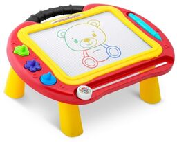 Znikopis, tablica, stolik do rysowania, Ricokids, czerwony