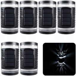 6x Ozdobna Lampa Led Ogrodowa Solarny Kinkiet Zewnętrzny