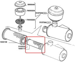 FILTR POWIETRZA WEWNĘTRZNY NEW HOLLAND CASE 87569504 -