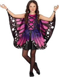 FIESTAS GUIRCA Kostium Fioletowy Motyl Dziewczynka - Monarcha