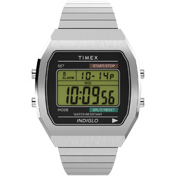 Zegarek Timex T80 TW2W47700 Srebrny