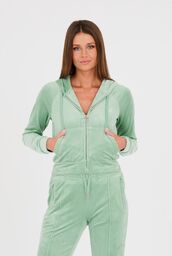 JUICY COUTURE Seledynowa damska bluza Madison