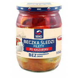 Śledzie po kaszubsku Seko - marynowane filety