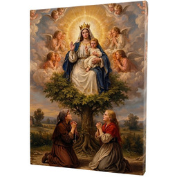 Matka Boska Gietrzwałdzka Obraz na płótnie