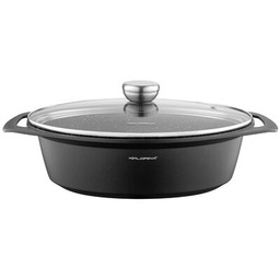 Brytfanna aluminiowa Chef owalna 39,5 x 28,5 x