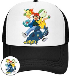 CZAPKA Z DASZKIEM POKEMON PIKACHU DLA DZIECI SIATKA
