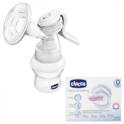Laktator Chicco Natural Feeling wkładki laktacyjne (60 sztuk)