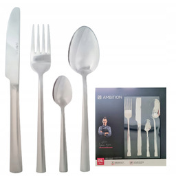 Ambition Dark Komplet Sztućców 24 Elementy Stalowe Eco