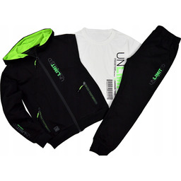 Unlimited Bluza Bluzka Spodnie Dres 122/128cm wzrostu