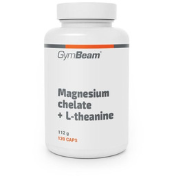 GymBeam Chelat magnezu + L-teanina 120 kaps