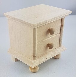 Rulke Rulke22266 rustykalny stolik nocny, wielokolorowy