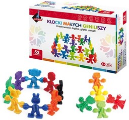 ASKATO Klocki plastikowe Klocki małych geniuszy Liczmany 116693