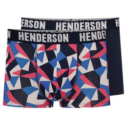 Bokserki męskie bawełniane (2pack) gładkie i wzorzyste krótka