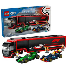 LEGO 60445 City F1 Ciężarówka z bolidami RB20