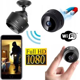 Dyskretna Dzienno-Nocna Mini Kamera FULL HD WiFi/P2P (zasięg