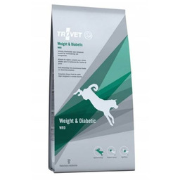 TROVET Weight Diabetic WRD karma dla psa, 3kg