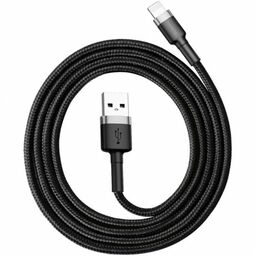 Baseus Kabel Cafule USB-A do Lightning 1m, czarno-szary