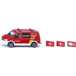 Siku 2116, VW T6 Karetka pogotowia, Metal,Tworzywo sztuczne,