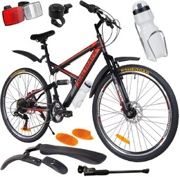 Rower Górski MTB MalTrack Target Red-Silver 26''
