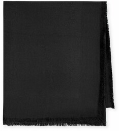 Damska chusta z bambusem w monogram czarna