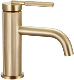 Rea Bateria Umywalkowa REA Argon Złota Szczotkowana Niska