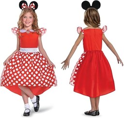 Disney Fantazyjna sukienka Zabawka Czerwony Minnie Classic (Eu)