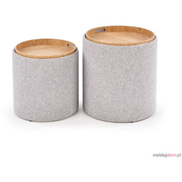 Zestaw puf AVIKO Halmar