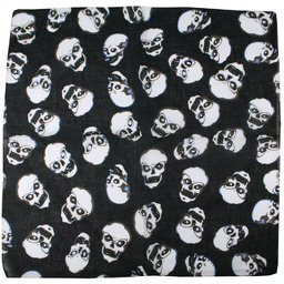 Bandamka w Trupie Czaszki, Bandana, 100% Bawełna -