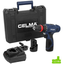 Celma Professional Wiertarko-wkrętarka CELMA PRO WAK-Li 12GEO zestaw