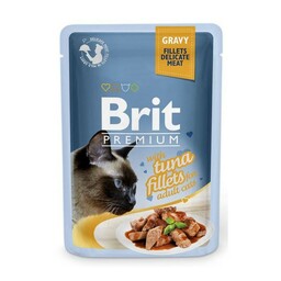 BRIT - Pouch adult tuńczyk kot saszetka 85g