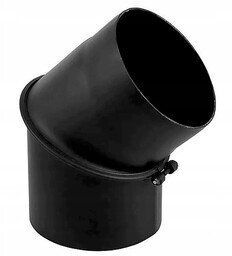 Kolano spalinowe fi 150 mm kąt 45 KNS150/45-CZ2