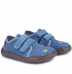 Emel EK6000-3 Pantofle Kapcie Tenisówki Trampki Barefoot Kwiatuszki