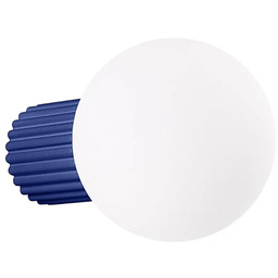 Lumes Niebieski szklany kinkiet - K597- D1-T21