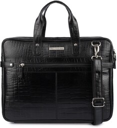 Torba Aktówka Damska Skórzana Teczka na Laptopa Elegancka