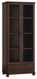 Witryna drewniana nr3 orzech