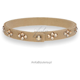 ankabizuteria.pl Bransoletka Swarovski KARO TENNIS - Golden Shadow