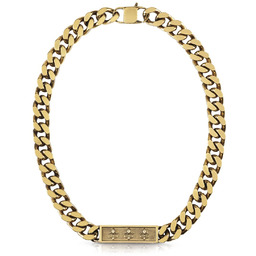 Biżuteria GUESS UMN70003. Naszyjnik, Kolor złoty. Mężczyzna.