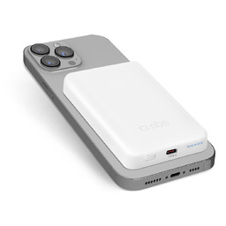 Powerbank 5000mah USB-C kompatybilny z MagSafe biały