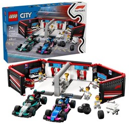 LEGO City 60444 F1 Garaż i bolidy Mercedes-AMG