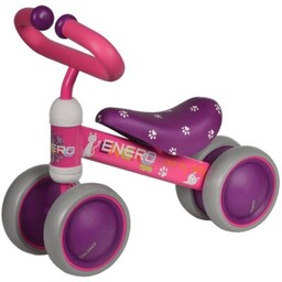 ENERO Rowerek biegowy Love Kitty Różowo-fioletowy Kask 30%