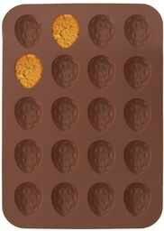 Forma do ciastek silikonowa brązowa orzechy SILLINIE