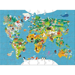 HABA 302003 - puzzle mapa świata