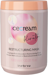 Inebrya Ice Cream Keratin, keratynowa restrukturyzująca maska